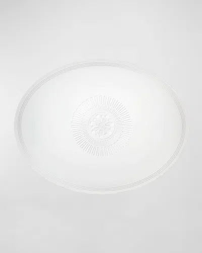 Vista Alegre Ornament Large Oval Platter In White