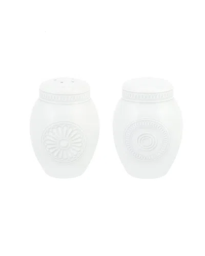 Vista Alegre Ornament Salt & Pepper Shakers In White