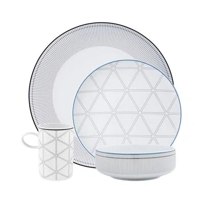 Vista Alegre Orquestra 4 Piece Place Setting, Service For 1 In White