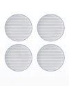 Vista Alegre Orquestra Bread And Butter Plates, Set Of 4 In Multi