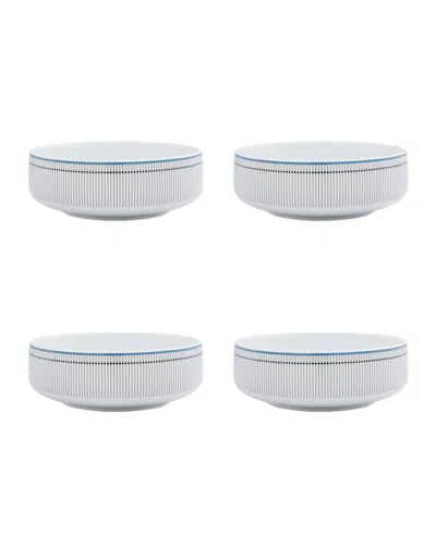 Vista Alegre Orquestra Cereal Bowls, Set Of 4 In White