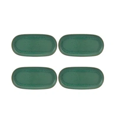 Vista Alegre Oval Plate/tray In Jade