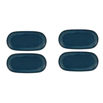 Vista Alegre Oval Plate/tray In Lapis Lazuli