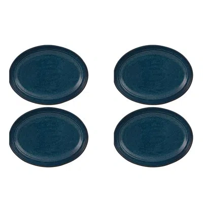Vista Alegre Oval Plate/tray In Lapis Lazuli