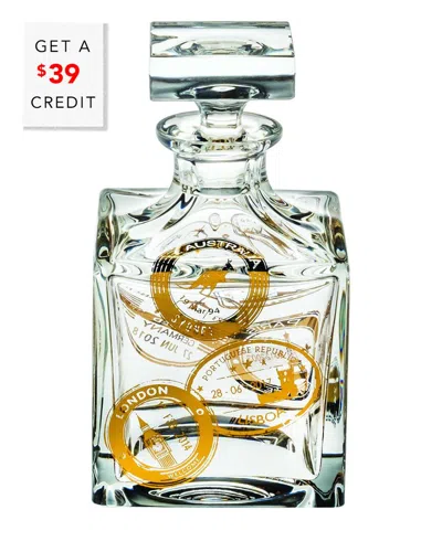 Vista Alegre Passport Whiskey Decanter With $39 Credit In Clear