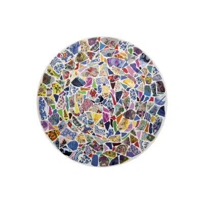Vista Alegre Picassiette 13" Charger Plate In Blue;green;red;pink