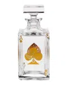 VISTA ALEGRE POKER WHISKEY DECANTER