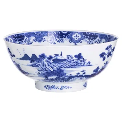 Pre-owned Vista Alegre Porcelain - Punch Bowl -  In Purple