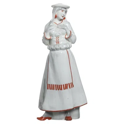 Pre-owned Vista Alegre Porcelain - Varina Bottle -  In Clear