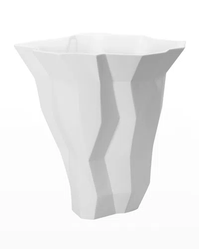 Vista Alegre Quartz Large Vase In White