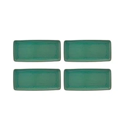 Vista Alegre Rectangular Platter/tray 14" In Jade