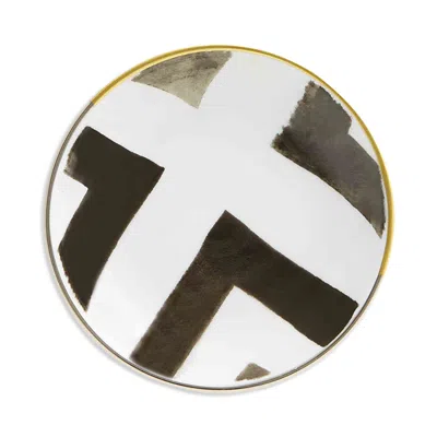Vista Alegre Sol Y Sombra By Christian Lacroix Butter Plate In Black/white
