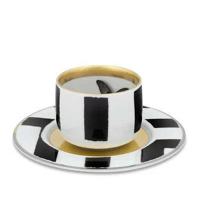 Vista Alegre Sol Y Sombra By Christian Lacroix Espresso Cup & Saucer