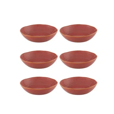 Vista Alegre Soup Bowl 8" In Coral
