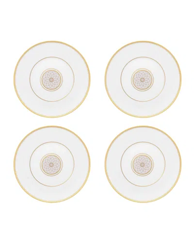 Vista Alegre Terrace Bread & Butter Plates, Set Of 4 In Lavender