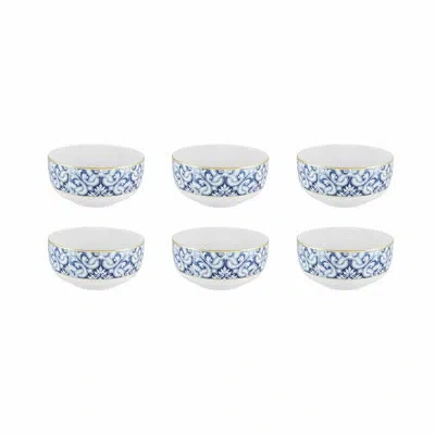 Vista Alegre Transatlântica 26.43 Oz. Soup Bowl In Blue;white
