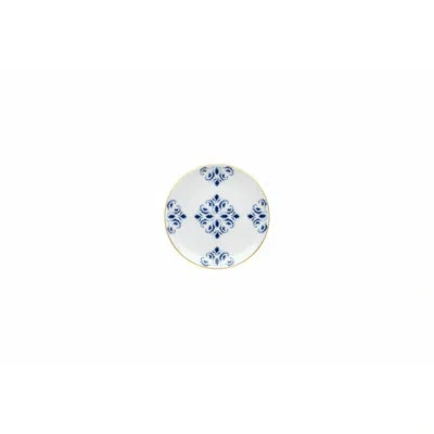 Vista Alegre Transatlantica Bread And Butter Plate In Blue;white