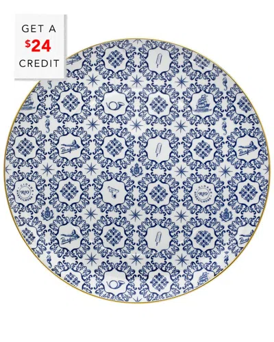 Vista Alegre Transatlantica Xl Charger Plate With $24 Credit In Multi