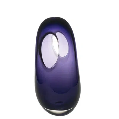 Vista Alegre Unica 14.57'' Glass Table Vase In Purple