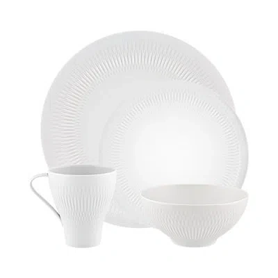 Vista Alegre Utopia 4 Piece Place Setting, Service For 1 In White