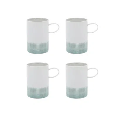 Vista Alegre Venezia Porcelain Coffee Mug In White;blue
