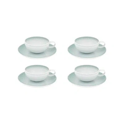 Vista Alegre Venezia Tea Cup And Saucer In Blue