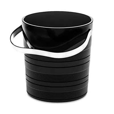Vista Alegre Vinyl Ice Bucket In Black