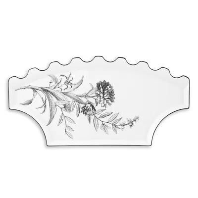 Vista Alegre Vista Allegre Herbariae By Christian Lacroix Rectangular Tray B In White