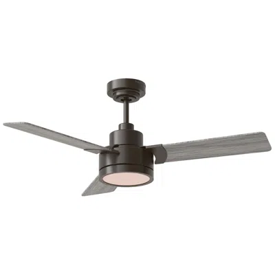 Visual Comfort & Co. 44" Jovie Aged Pewter Indoor/outdoor Led Ceiling Fan With Wall Control