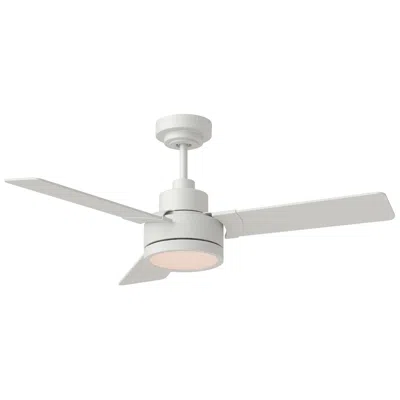Visual Comfort & Co. 44" Jovie Matte White Indoor/outdoor Led Wall Control Ceiling Fan