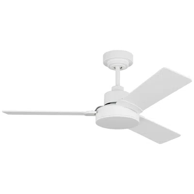 Visual Comfort & Co. 44" Visual Comfort Jovie Matte White Ceiling Fan With Wall Control