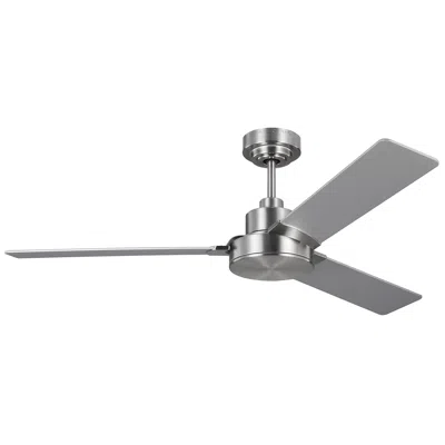Visual Comfort & Co. 52" Jovie Brushed Steel Indoor/outdoor Ceiling Fan With Wall Control