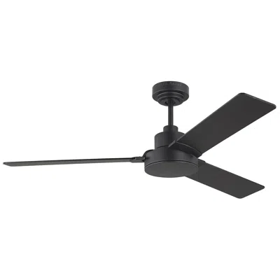 Visual Comfort & Co. 52" Jovie Midnight Black Indoor/outdoor Ceiling Fan With Wall Control