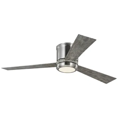 Visual Comfort & Co. 52" Visual Comfort Clarity Max Steel Led Hugger Fan With Remote