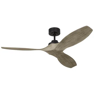 Visual Comfort & Co. 52" Visual Comfort Collins Aged Pewter Damp Smart Ceiling Fan
