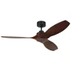 Visual Comfort & Co. 52" Visual Comfort Collins Black-walnut Smart Ceiling Fan