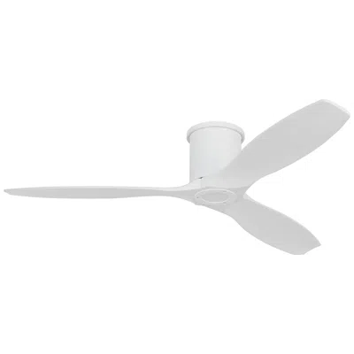 Visual Comfort & Co. 52" Visual Comfort Collins Matte White Outdoor Hugger Smart Fan