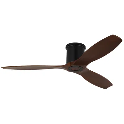 Visual Comfort & Co. 52" Visual Comfort Collins Midnight Black Outdoor Hugger Smart Fan