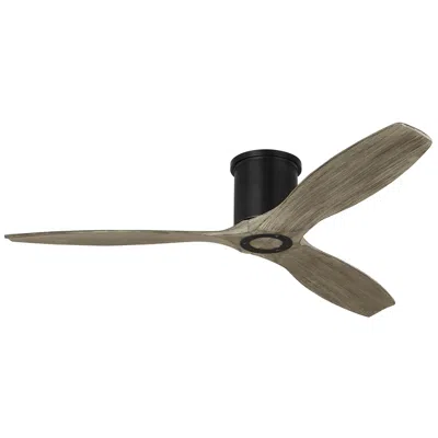 Visual Comfort & Co. 52" Visual Comfort Collins Pewter Outdoor Hugger Smart Ceiling Fan