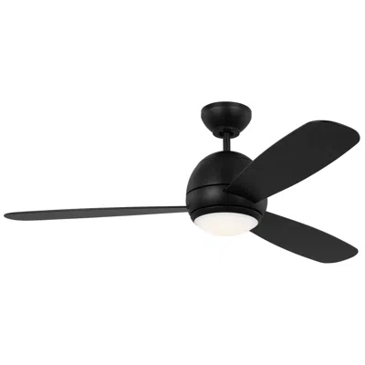 Visual Comfort & Co. 52" Visual Comfort Orbis 3-blade Black Walnut Wall Control Ceiling Fan