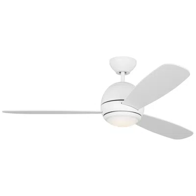 Visual Comfort & Co. 52" Visual Comfort Orbis Matte White Led Ceiling Fan