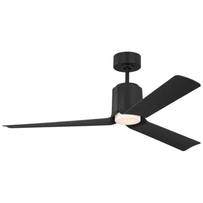 Visual Comfort & Co. 52" Visual Comfort Peel Black Cct Led Smart Ceiling Fan