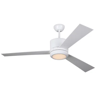 Visual Comfort & Co. 52" Visual Comfort Vision Led Matte White Ceiling Fan With Remote