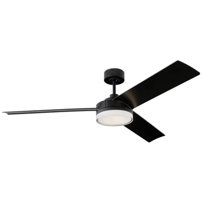 Visual Comfort & Co. 56" Visual Comfort Cirque Midnight Black Led Ceiling Fan