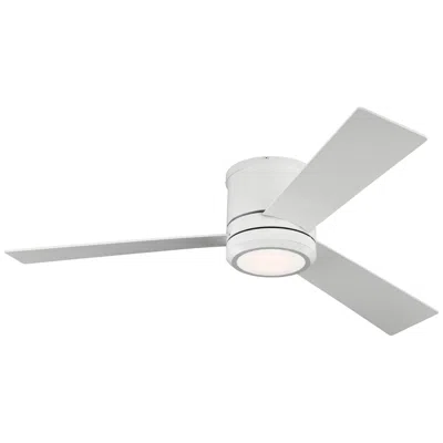 Visual Comfort & Co. 56" Visual Comfort Clarity-max White Hugger Wall Control Ceiling Fan