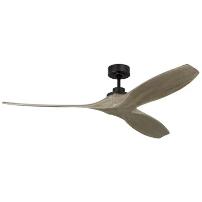Visual Comfort & Co. 60" Visual Comfort Collins Aged Pewter Damp Rated Smart Ceiling Fan