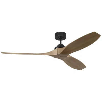 Visual Comfort & Co. 60" Visual Comfort Collins Midnight Black Outdoor Smart Ceiling Fan