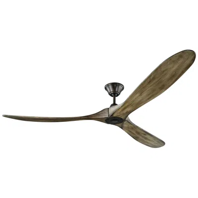 Visual Comfort & Co. 70" Visual Comfort Maverick Max Aged Pewter Ceiling Fan With Remote