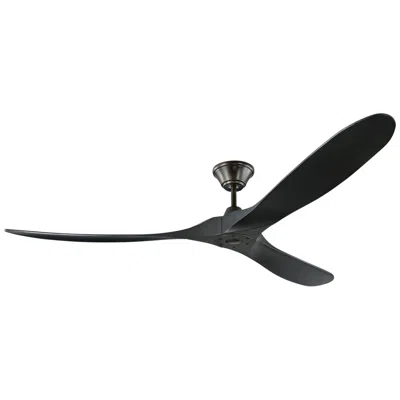 Visual Comfort & Co. 70" Visual Comfort Maverick Max Damp Matte Black Fan With Remote