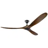 Visual Comfort & Co. 70" Visual Comfort Maverick Walnut Ceiling Fan With Remote